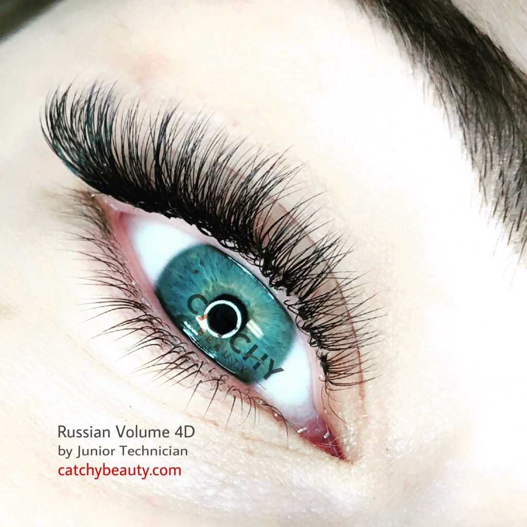 Eyelash Extensions Russian Volumes 2D, 3D, 4D6D Catchy Beauty